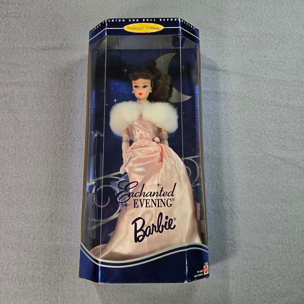 Mattel Enchanted‎ Evening Barbie Doll 1996 Collector Edition Pink Gown 15407 New